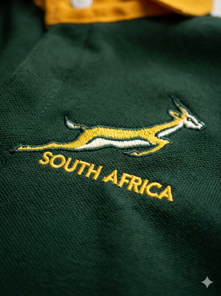 Kids Traditional Long Sleeve South Africa Rugby Shirt