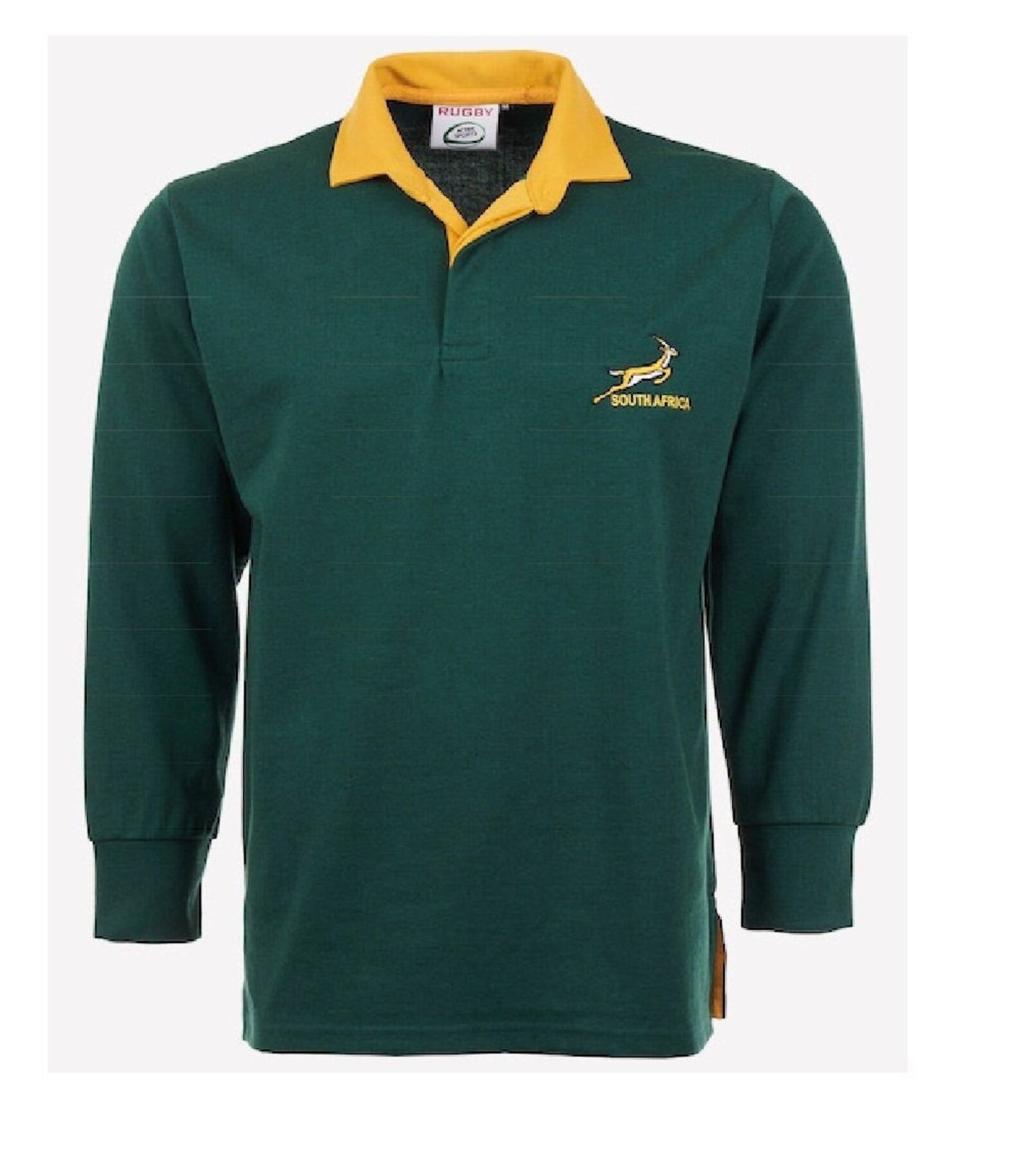 Adults Traditional Long Sleeve South Africa Rugby Shirt
